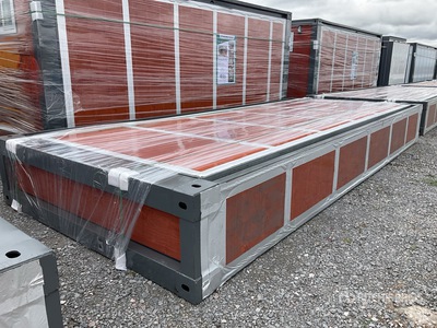 2026 ECH ECH-004 19 ft 4 in x 21 ft 4 in Casa Expansible (Sin Usar) / Expandable Container House Mobile Camp (Unused)