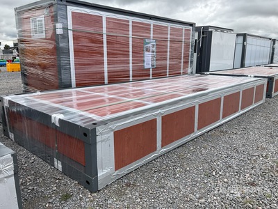 2026 ECH ECH-004 19 ft 4 in x 21 ft 4 in Casa Expansible (Sin Usar) / Expandable Container House Mobile Camp (Unused)