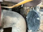 Engine with A/C Compressor