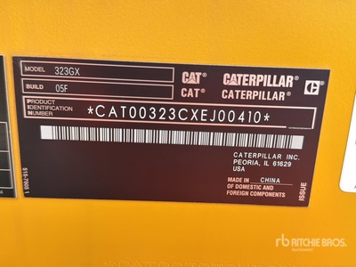 2026 Cat 323GX Excavadora Hidraulica (Sin Usar) / 油圧ショベル (Unused)