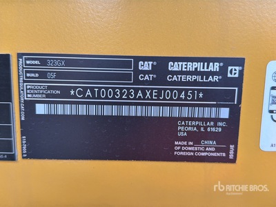 2026 Cat 323GX Excavadora Hidraulica (Sin Usar) / 油圧ショベル (Unused)