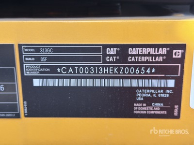 2026 Cat 313GC Excavadora Hidraulica (Sin Usar) / 油圧ショベル (Unused)