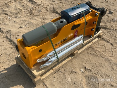 2026 TOFT 680 Hydraulic Breaker - Fits 5 - 7 ton excavator (Unused)