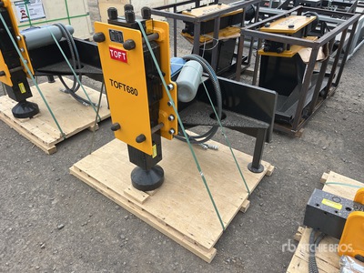 2026 TOFT TOFT680 Skid Steer Post Driver (Unused)