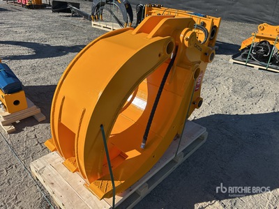 2026 TOFT ASC65 Q/C Excavator Grapple - Fits 10 - 18 Ton (Unused)