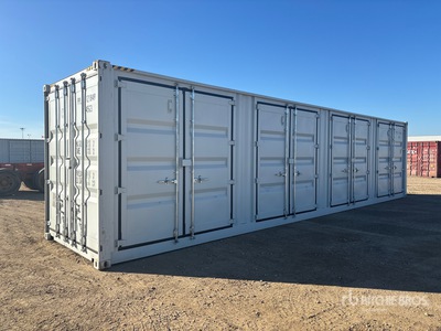 2026 40 ft High Cube Multi-Door Storage Container