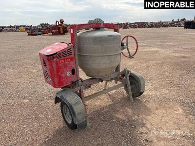 Betonniere 1 Essieu S/A Portable Concrete Mixer Portable Concrete Mixer (Inoperable)