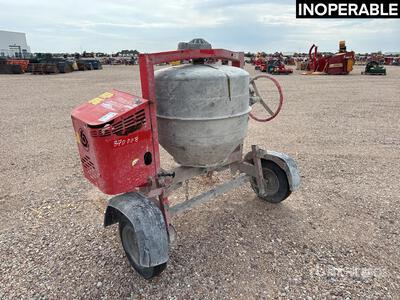 Betonniere 1 Essieu S/A Portable Concrete Mixer Portable Concrete Mixer (Inoperable)