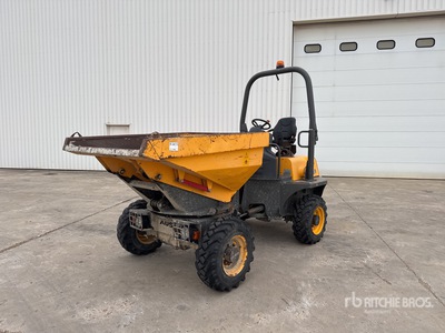 2017 Ausa D250AHG 2.5 t 4x4 Swivel Motobasculeur Dumper