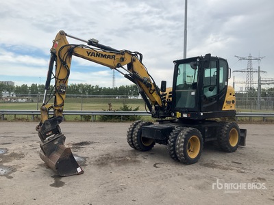 2017 Yanmar B75W Wheel Excavator