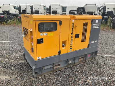 2015 Atlas Copco QAS60 60 kVA Skid-Mounted Generator Set (Inoperable)