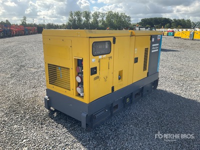 2018 Atlas Copco QAS100 100 kVA Skid-Mounted Generator Set
