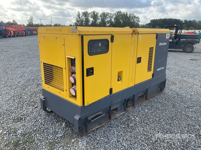 2017 Atlas Copco QAS100 100 kVA Skid-Mounted Generator Set