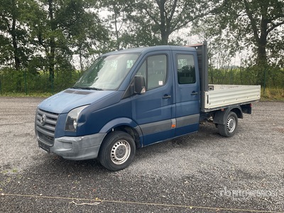 2009 Volkswagen Crafter TDI 4x2 Crew Cab شاحنة مسطحة
