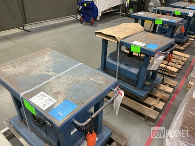 (5) Wesco PLTL-20-2436 Powered Lift Tables