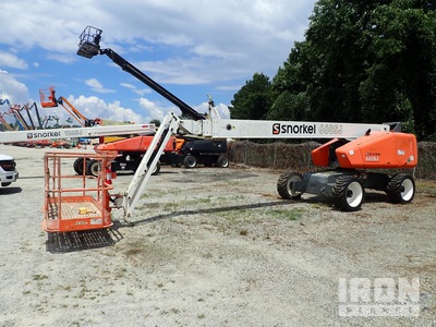 2017 Snorkel 660SJ 4WD Diesel Telescopic Boom Lift