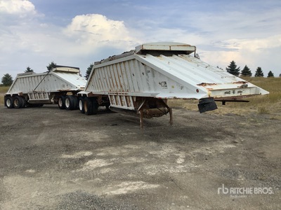 2000 CPS 40 ft T/A A-Train Belly Dump Trailer