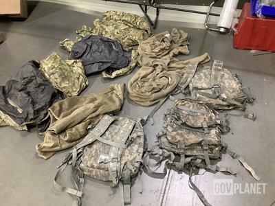 (23) Assorted Jackets, (17) Assault Packs & Assorted Items