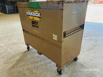 Knaack Job Site Box w/Electric Power Tools, Batteries, and Chargers