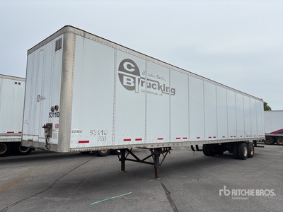 2014 Wabash 53 ft x 102 in T/A Van Trailer