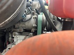 Engine with A/C Compressor
