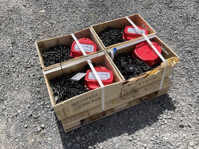 Quantity of (4) 2026 Energy Lote de Polipastos (Sin Usar) / (Unused)