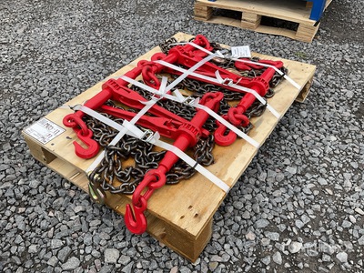 Quantity of (4) 2026 Energy Lote de Matracas con Cadenas (Sin Usar) / Ratchet Tensioner (Unused)