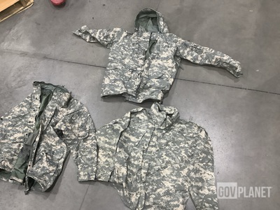 (53) Cold Weather Parkas, (15) Wet Weather Jackets & Assorted Items
