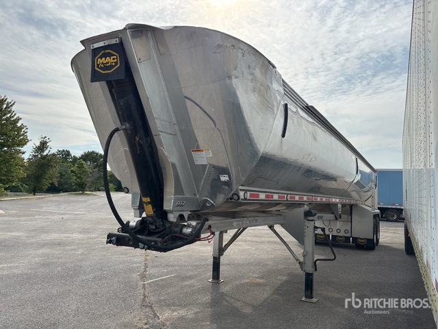 2024 MAC 40 ft T/A Aluminum End Dump Trailer