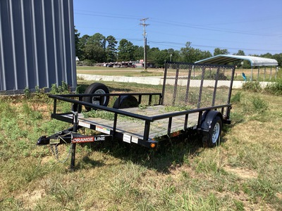2024 Orange Line SU35-12BK4RG 12 ft S/A Utility Trailer