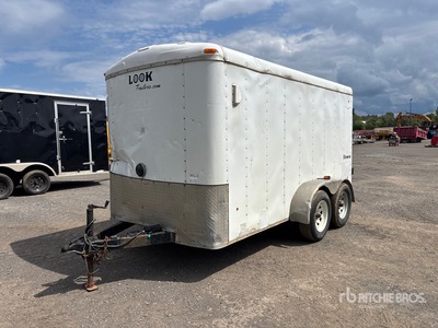 2012 Look ERLC6 12 ft T/A Remorque fermée