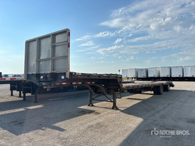 2003 BWS 53 ft T/A Spread Axle Step Deck Trailer