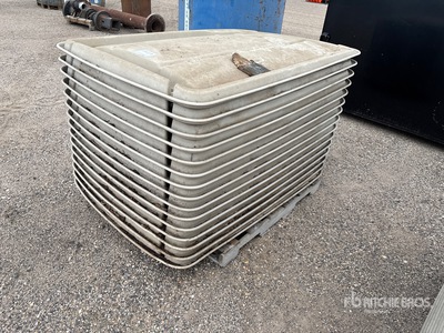 Quantity of (15) Yamaha 66 in x 45 in Golf Cart Poly Roof Tops