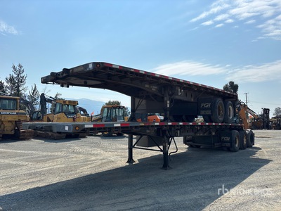 2014 Lode King 32 ft Super B-Train Lead Flatbed Trailer