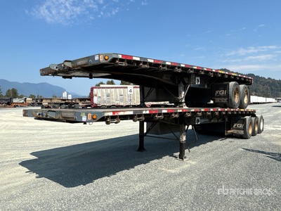 2014 Lode King 32 ft Super B-Train Lead Flatbed Trailer