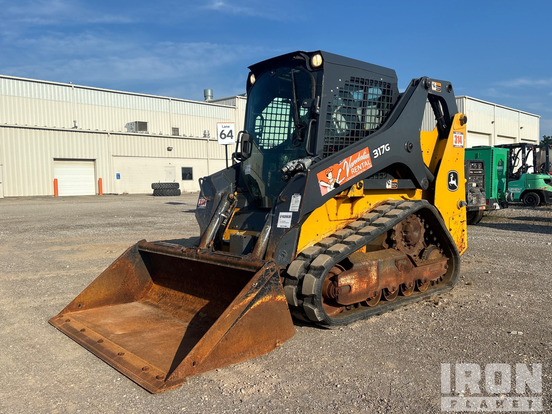 2019 John Deere 317G Oruga cargadora compacta