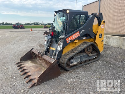 2019 John Deere 317G Chargeuse sur rails compacte
