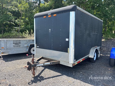 2004 Car Mate CM714CC-HD 14 ft T/A Enclosed Trailer