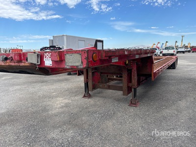 1987 Transcraft DDTL24-48 35 ton 48 ft T/A Step Deck Trailer