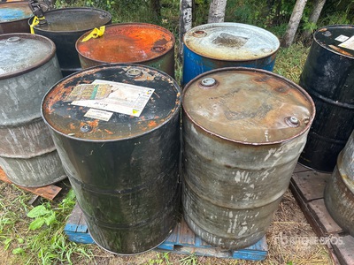 Quantity of (4) Steel Barrels