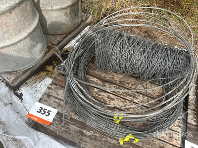 Roll of Barbwire & Steel Cable