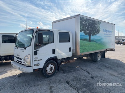2017 Isuzu NPR 4x2 Crew Cab Van Truck