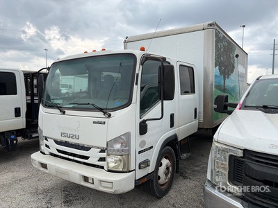 2017 Isuzu NPR 4x2 Crew Cab Van Truck
