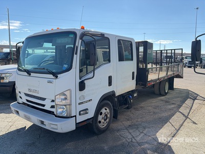 2016 Isuzu NPR 4x2 Crew Cab Landscape Truck