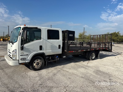 2016 Isuzu NPR 4x2 Crew Cab Landscape Truck