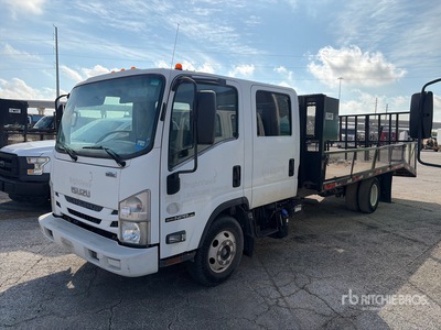 2016 Isuzu NPR 4x2 Crew Cab Landscape Truck
