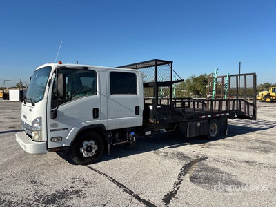 2014 Isuzu NPR 4x2 Crew Cab Landscape Truck