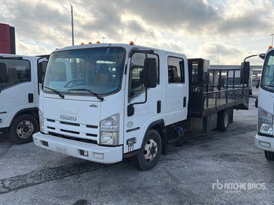 2014 Isuzu NPR 4x2 Crew Cab شاحنة تنسيق الحدائق
