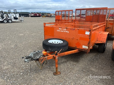 2021 Miska 8 ft S/A Utility Trailer