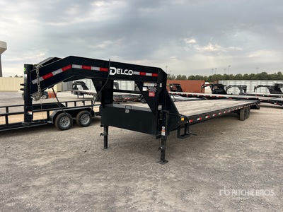 2026 Delco 40 ft T/A Gooseneck Equipment Trailer